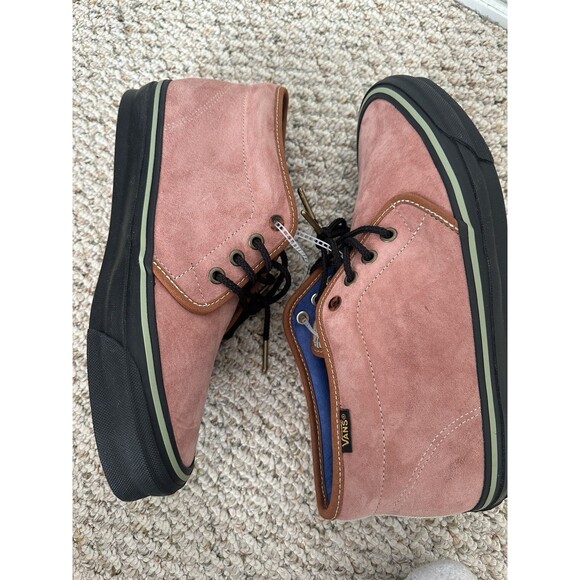 MENS NEW VANS VAULT BODEGA X OG CHUKKA LX MID MODERN RED SZ 9 RARE - Picture 6 of 6